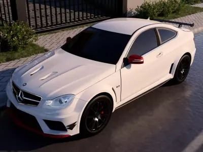 Mercedes 63 AMG  3D model