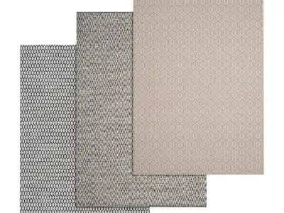 Rug Set 346 3D model