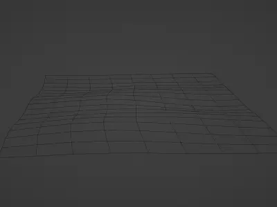 Grass for render Low-poly 3D model