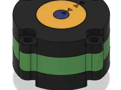 SIMPLE STEAM PLANEARY GEAR 3D print model