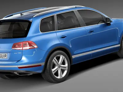 Volkswagen Touareg 2015 3D model