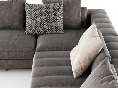 Freeman Sofa 09 3D model