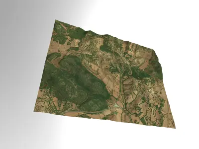 Valley Farming in Southern Spain Free 3D model