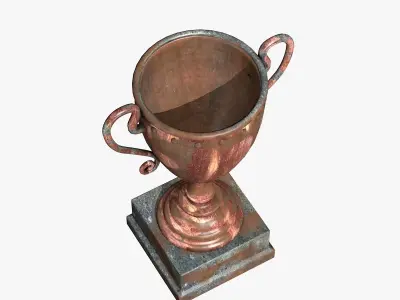 Rusty Trophy  3D model