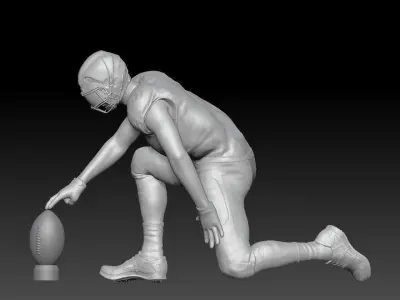 NFL Special Teams Kickoff 3D print model