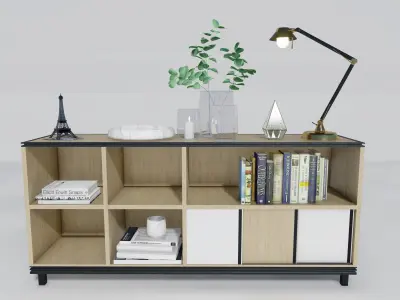 Sofa Cabinet Furniture Sideboard 3D model 3D model