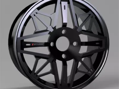 CAR WHEEL 003 3D model