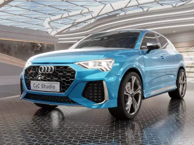 2019 Audi Q3 RS Sportback 3D model