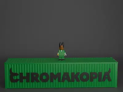 CUSTOM TYLER THE CREATOR CHROMAKOPIA LEGO AND BOX 3D print model