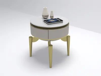 Luxury Bedside Table or Coffee Table  3D model