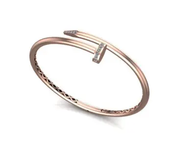 Car clue bracelet setting fusion 3D print model