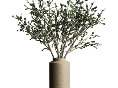 Bouquet Plant Set 02 Low-poly 3D model