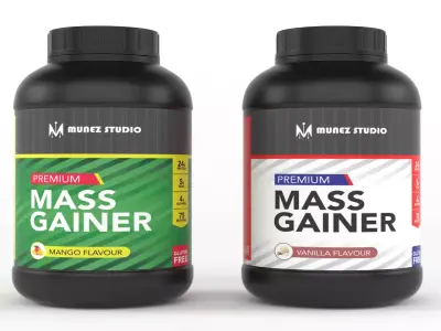 Protein Powder 3D model