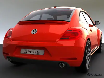 Volkswagen Beetle 2012 3D model