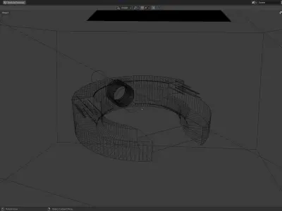 Futuristic Space Ship 3d Model Free 3D model