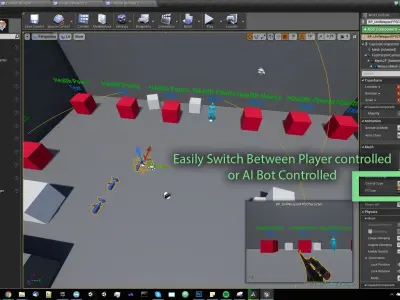 UniWeapon - FPS TPS Tower Defense Unified Weapon System Low-poly 3D model