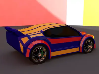 Sci Fi Car  3D model