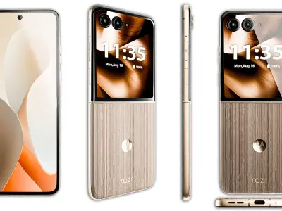 High Quality 3D Motorola Razr 60 Ultra Flip Phone 2025 Rigged 3D model