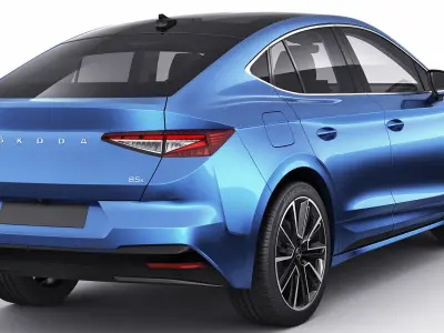 Skoda Enyaq Coupe 2025 3D model