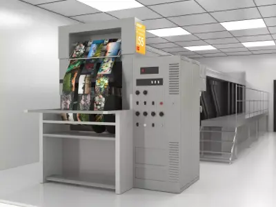 Kodak Model 55 Processor 3D model