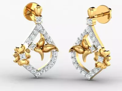 Diamond Locket Set 3D print model 8