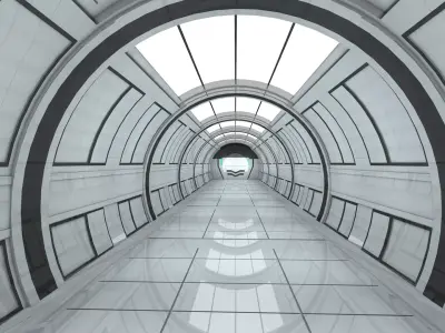 Corridor Interior 3D model