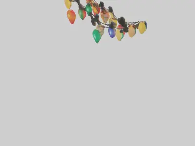Holiday Lights model Low-poly 3D model