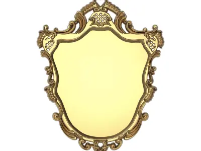 carved frame 3D model 18