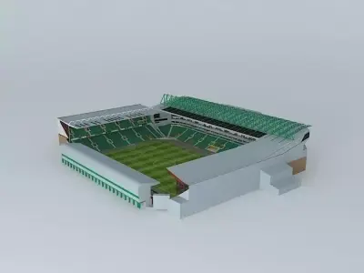 Upton park Stadium Free 3D model
