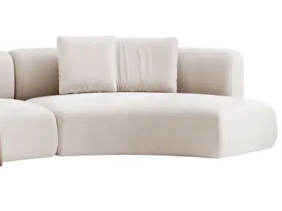 COSY CURVE SOFA 3D model
