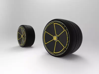 TurboFan Radioactive Rim Kit 3D model
