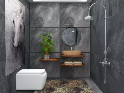 Bathroom Architecture Visualization 3D model