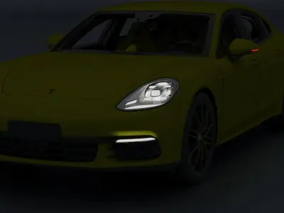 porsche-panamera porsche panamera 3D model