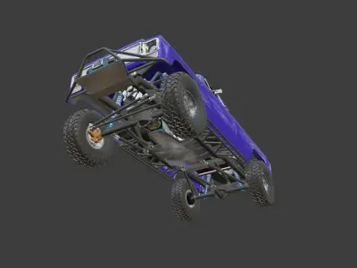 Chevy Squarebody Rock Crawler Low-poly 3D model