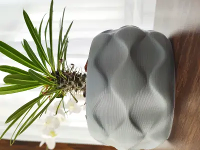 Decorative design vase for plants 3D print model