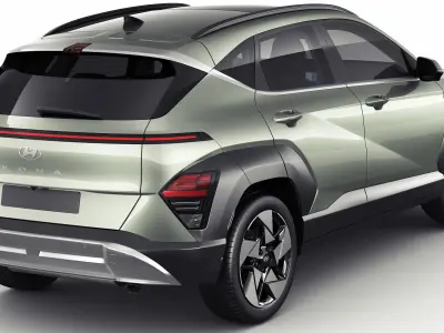 Hyundai Kona 2024 3D model