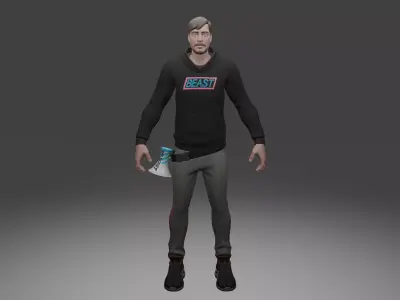 Mr Beast 3D model