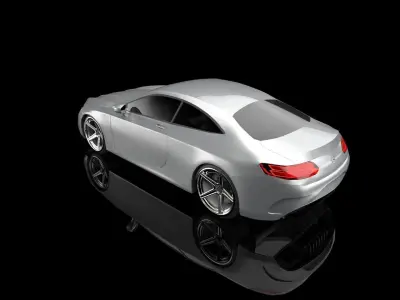 merc amg car  3D model