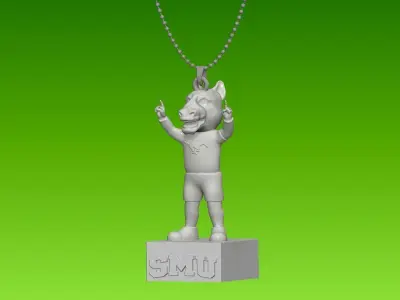 NCAA - Necklaces Southern Methodist University 3D print model