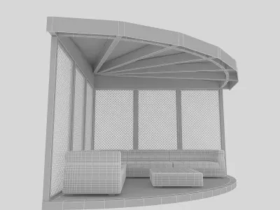 garden camellia 03 Low-poly 3D model