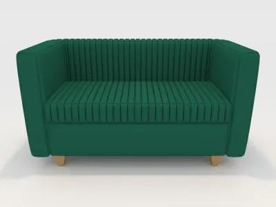 Sofa 2 Seater 17 3D model