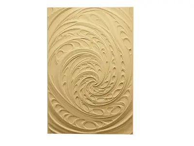 modern panel wall decor set relief stl mural CNC 191  3D model