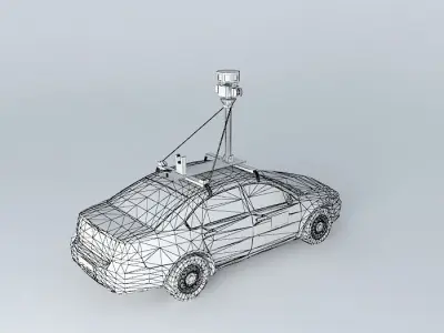 Google Car Free 3D model