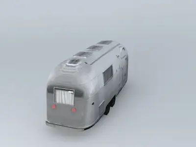Airstream Old Wreck Dummy Free 3D model