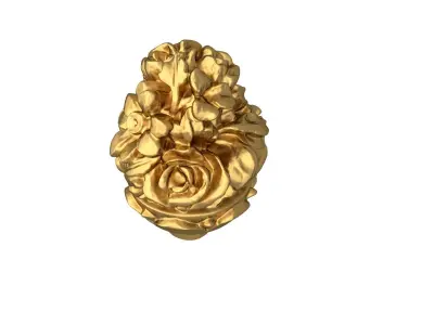 Classic carved decor ornament 508  3D print model