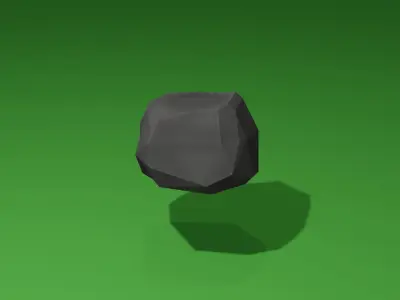 Low Poly Stone Pack Free low-poly 3D model