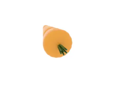 Carrot Marzipan 3D model
