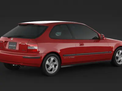 Honda Civic VTI 3D model