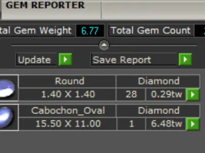 luxury gemstone man ring mr0188 3D print model