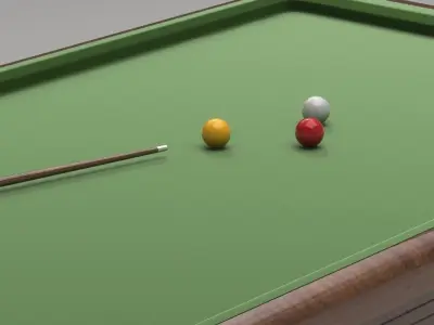 pool table Free 3D model